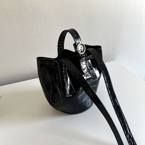 Cuyana Mini Drawstring Bucket Bag